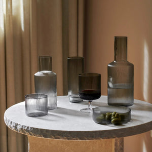 Ripple Carafe | Smoked Grey by FERM LIVING (ripple-carafe-smoked-grey-1)