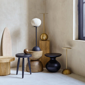 Aluminium Side Table | Black by URBAN NATURE CULTURE (side-table-black)