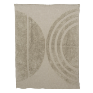 Rainbow Throw | Spray Green by URBAN NATURE CULTURE (plaid-rainbow-spray-green)