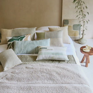 Rainbow Throw | Spray Green by URBAN NATURE CULTURE (plaid-rainbow-spray-green)