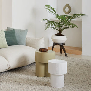 Moroseta Side Table | Pale Olive by URBAN NATURE CULTURE (side-table-moroseta)