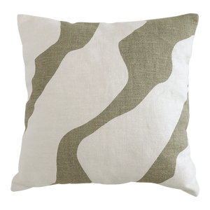 Flusso Cushion | Moss/Stone by URBAN NATURE CULTURE (flusso-cushion-moss-stone)