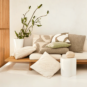 Flusso Cushion | Moss/Stone by URBAN NATURE CULTURE (flusso-cushion-moss-stone)