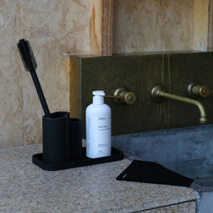 Sink Tray and Sponge Holder Silicone | Black by DESIGNSTUFF (sink-tray-and-sponge-holder-silicone-black)