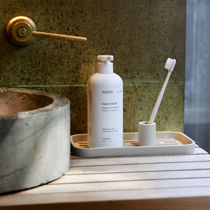 Sink Tray and Sponge Holder Silicone | Sand by DESIGNSTUFF (sink-tray-and-sponge-holder-silicone-sand)