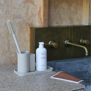 Sink Tray and Sponge Holder Silicone | Sand by DESIGNSTUFF (sink-tray-and-sponge-holder-silicone-sand)