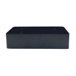 Storage Box With Divider | Black by DESIGNSTUFF (storage-box-with-divider-black)