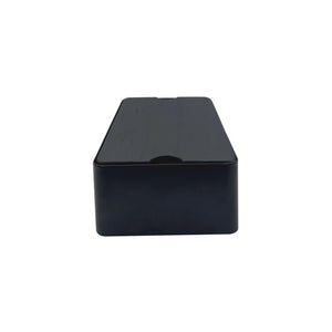 Storage Box With Divider | Black by DESIGNSTUFF (storage-box-with-divider-black)