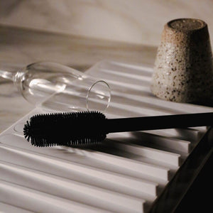 Bottle Brush | Black by DESIGNSTUFF (all-cutlery-drainer-holder-black-1)