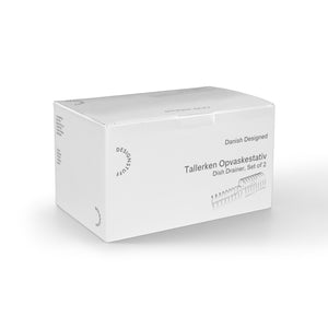 Dish Drainer | Set of 2 | Brushed Steel by DESIGNSTUFF (dish-drainer-set-of-2-brushed-steel)