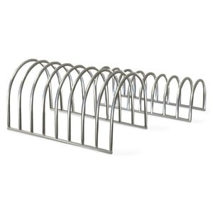 Dish Drainer | Set of 2 | Brushed Steel by DESIGNSTUFF (dish-drainer-set-of-2-brushed-steel)