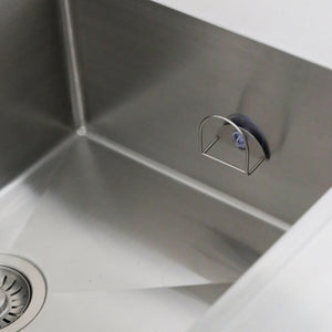 Sink Sponge Holder | Brushed Steel by DESIGNSTUFF (sink-sponge-holder-brushed-steel)