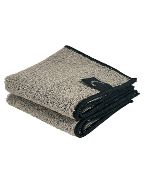 Hemp Marle Scourer & Bamboo Dishcloth | Black | (Set of 2) by DESIGNSTUFF (hemp-marle-scourer-bamboo-dishcloth-black-set-of-2)