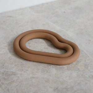 Curve Silicone Trivet L | Camel
