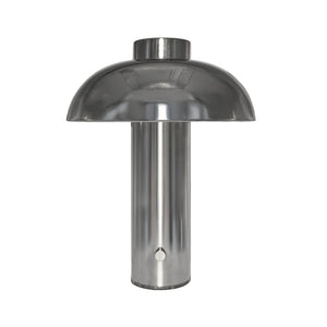 Elio Pillar Portable Lamp | Chrome/Chrome by DESIGNSTUFF (elio-pillar-portable-lamp-chrome-chrome)