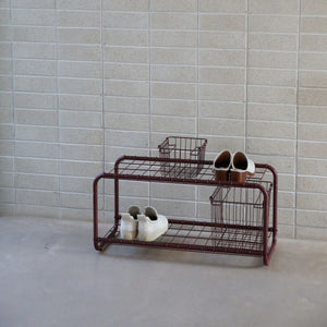 FORMA Shoe Rack | Burgundy