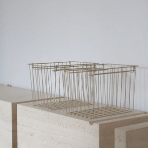 FORMA Metal Basket | L | Sand