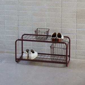 FORMA Metal Basket | L | Burgundy