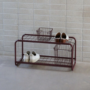 FORMA Metal Basket S | Burgundy