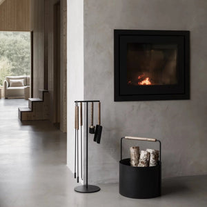 ASHI Wood basket - Oak by BLOMUS (ashi-wood-basket-black-oak)