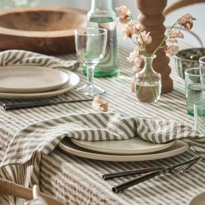 Tell Me More Leon Tablecloth 145x330 | Seagrass