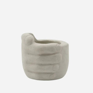 Handy Storage Pot | Grey by HOUSE DOCTOR (storage-hdhandy-grey-brown)