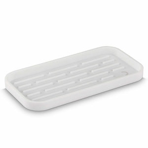 Sink Tray and Sponge Holder Silicone | White by DESIGNSTUFF (sink-tray-and-sponge-holder-silicone-white)