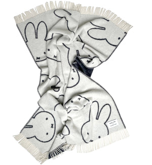 Miffy Blanket | White/Black by MAISON DEUX (miffy-blanket-white-black)