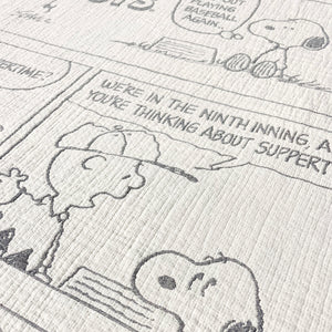 Peanuts Blanket Baseball | Black