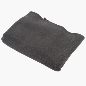 PATARA Bedspread 140X260 - Dark Grey by HOME LINEN LABELS (home-linen-labels-patara-140-260cm-dark-grey-plaid)