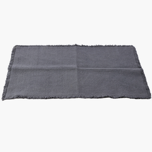 PATARA Bath Mat 120cm | Dark Grey by HOME LINEN LABELS (home-linen-labels-patara-70-120-cm-dark-grey-bath-mat)