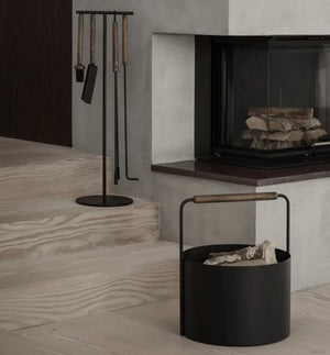 ASHI Wood basket - Oak by BLOMUS (ashi-wood-basket-black-oak)