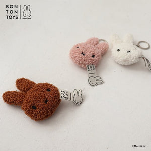 Miffy Flat Keychain ECO Tiny Teddy 10cm | Cinnamon by BON TON TOYS (miffy-flat-keychain-eco-tiny-teddy-10cm-cinnamon)