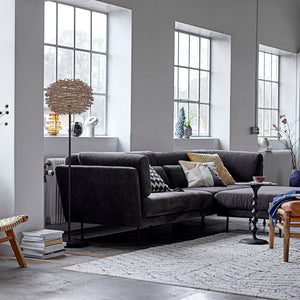 Anka Pedestal Side Table | Black by BLOOMINGVILLE (anka-side-table-black-aluminum)