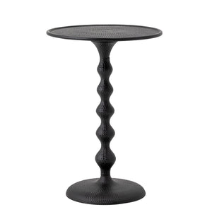 Anka Pedestal Side Table | Black by BLOOMINGVILLE (anka-side-table-black-aluminum)
