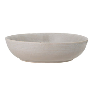 Taupe Serving Bowl | Grey Beige by BLOOMINGVILLE (taupe-serving-bowl-grey-stoneware)