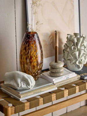 Madisson Candle holder | Brown Marble by BLOOMINGVILLE (madisson-votive-candlestick-brown-marble)