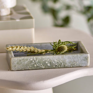 Majsa Marble Tray Small | Green by BLOOMINGVILLE (majsa-tray-green-marble)