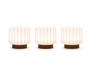 Atelier Pierre Dentelles 9 light & USB recharge | Terra base | 9x9 cm