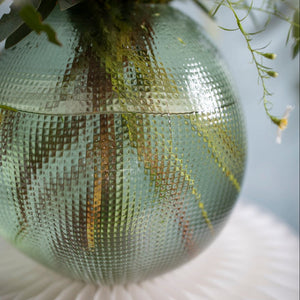 BALLOON Vase | Green by HUBSCH (hubsch-balloon-vase-green-21)