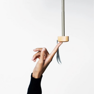 Micro Umbrella | Gingham-Black by ANATOLE (anatole-micro-umbrella-tweed-gingham-black-white)