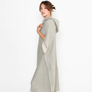 Flow Kids Poncho M/L | Olive Grey by ANZA TEXTILE COMPANY (anza-flow-poncho-m02-olive-grey)