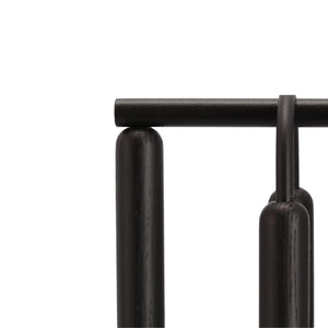 ASHI Fireplace Tool Set (Standing) 3pcs | Black Oak