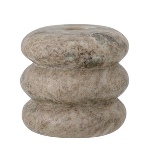 Madisson Candle holder | Brown Marble by BLOOMINGVILLE (madisson-votive-candlestick-brown-marble)