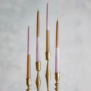 Burma Parafin Candle | Rose Lilac/Toffee by BLOOMINGVILLE (burma-candle-rose-parafin)