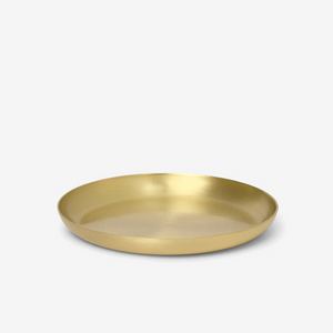 Basho Round Brass Tray by FERM LIVING (basho-tray-round-brass)