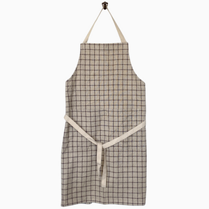 CANA Apron w/pockets | Naturel/Oxyde by CHARVET EDITIONS (charvet-editions-apron-cana-naturel)