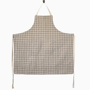 CANA Apron w/pockets | Naturel/Oxyde by CHARVET EDITIONS (charvet-editions-apron-cana-naturel)