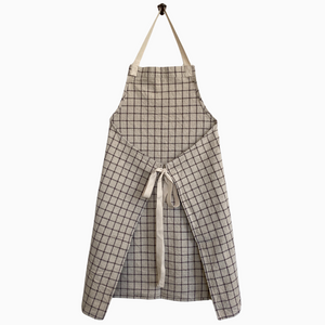 CANA Apron w/pockets | Naturel/Oxyde by CHARVET EDITIONS (charvet-editions-apron-cana-naturel)