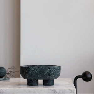 The Muse Footed Oval Tray | Verde Alpi